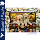 Two Travel Puppies - 1000pc Puzzle | Bluebird | 70237-P