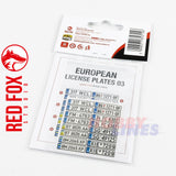 1/24 European Lincense plates vol.03