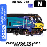 Class 68 Fearless 68016 DRS Compass - DCC Ready  | Dapol |  2D-022-012