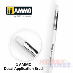 Ammo DECAL APPLICATION BRUSH Range Markings Soft Set Sizes 1, 2 & 3 Mig Jimenez