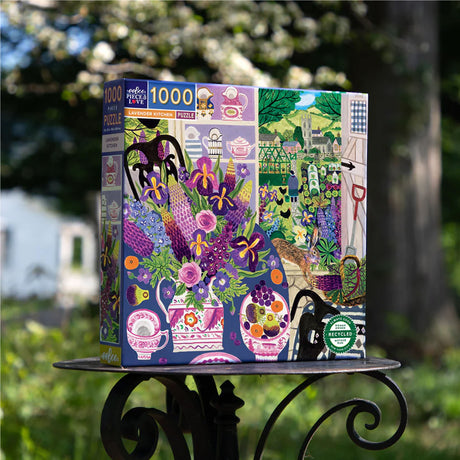 eeBoo LAVENDER KITCHEN 1000 pc Square Jigsaw Puzzle Super Deluxe PZTLVK