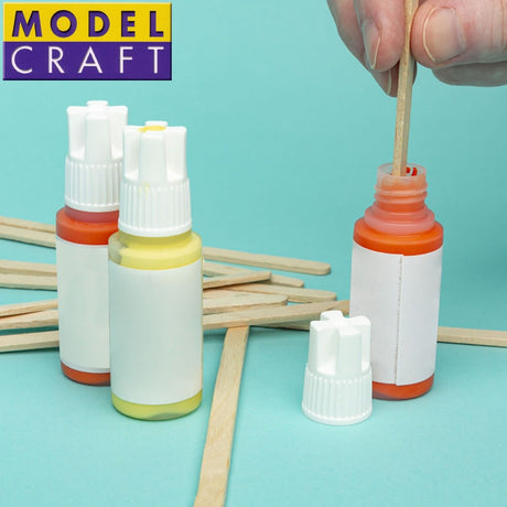 Wooden Mixing Sticks - 25 Pack | ModelCraft | PPS1025