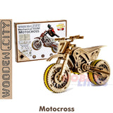 MotoCross Bike - 3D Puzzle | Wooden City |  WR343