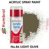No 86 Light Olive 150ML Humbrol Sprays