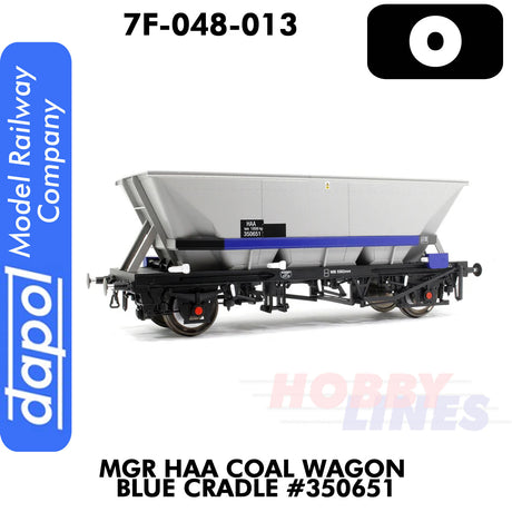 MGR HAA Coal Wagon Blue Cradle - #350651 | Dapol | 7F-048-013