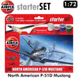 North American P-51D Mustang WWII  Starter Set | Airfix | A55013