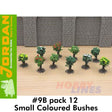 #9B Small Coloured Bushes - 10 Pack | Jordan | 59507