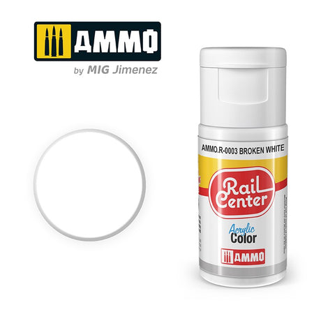 Rail Center - White - 15ml | Ammo by Mig Jimenez | MIGR0003