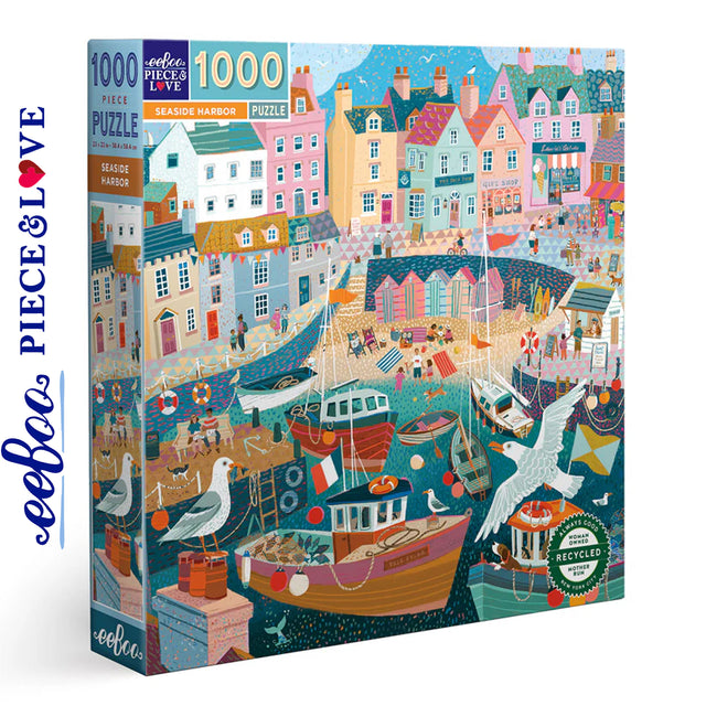 Seaside Harbour 1000 pc | eeBoo | PZTSEA