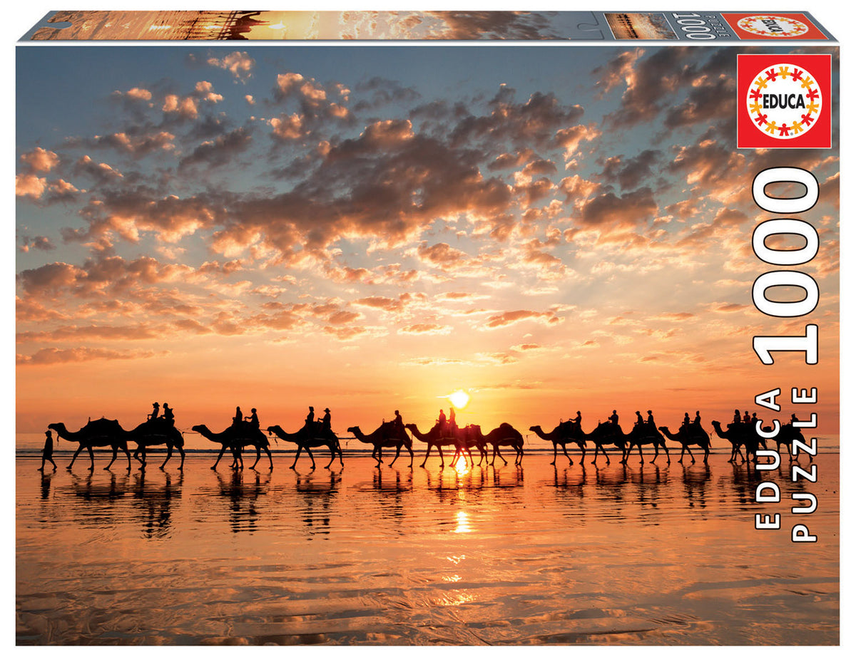 Golden Sunset At Cable Beach 1000 Piece Jigsaw Puzzle | Educa | 18492