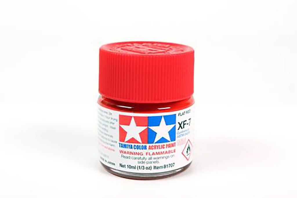 Tamiya Acrylic Mini Paint Xf-7 Flat Red