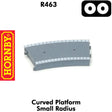 OO Gauge Curved Platform Small Radius - 1:76 | Hornby | R463