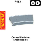 OO Gauge Curved Platform Small Radius - 1:76 | Hornby | R463