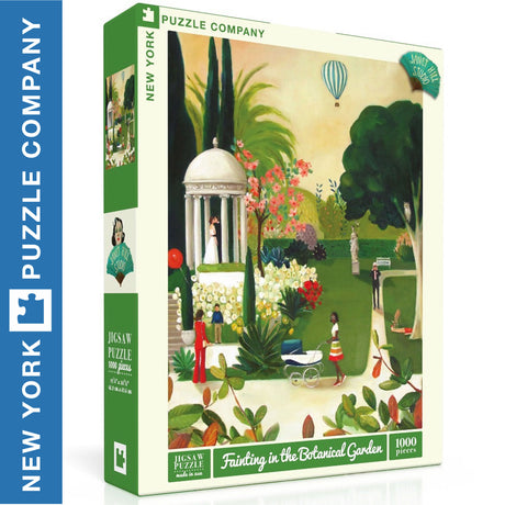 FAINTING IN THE BOTANICAL GARDEN New York Puzzle Company 1000pc Jigsaw 