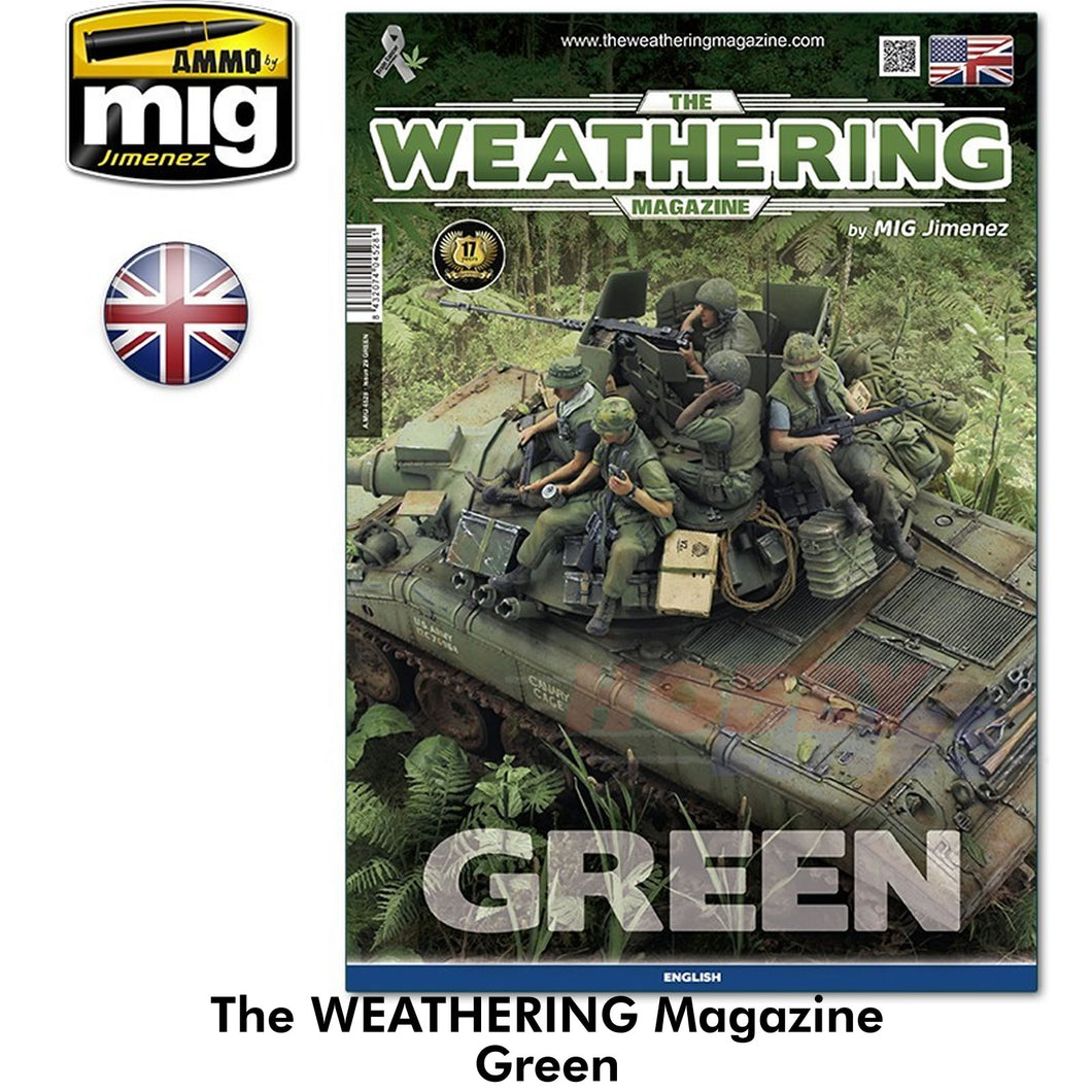 The Weathering Magazine 29 GREEN Ammo by Mig Jimenez MIG4528