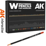 Weathering Pencils x 37 - Deluxe Edition Box | AK interactive | AK10047