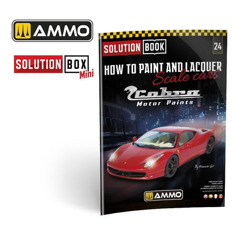 How to Paint & Lacquer SOLUTION BOOK 24 Scale Cars Cobra Paints | Ammo by Mig Jimenez 
