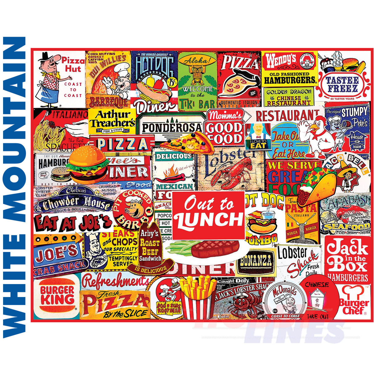 Out To Lunch 1000 Pieces jigsaw puzzle 1660