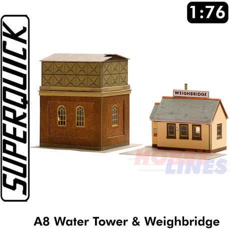 WATER TOWER A8 1:72 Scale OO HO Gauge Railways Building Series A A08 SuperQuick