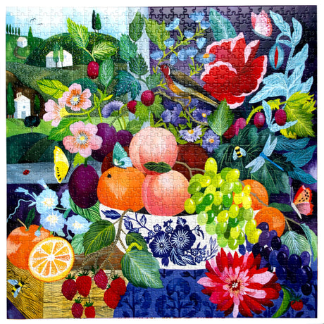 Stone Fruit Still Life 1000 pc Puzzle | eeBoo | PZT856