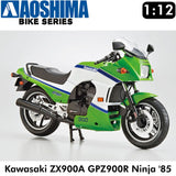 KAWASAKI GPZ900R Ninja '85 ZX900A 1985 motorcycle 1:12 model kit AOSHIMA 06499
