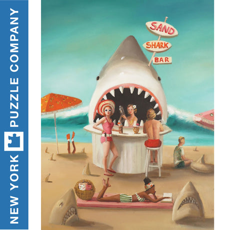 SAND SHARK BAR New York Puzzle Company 500pc 