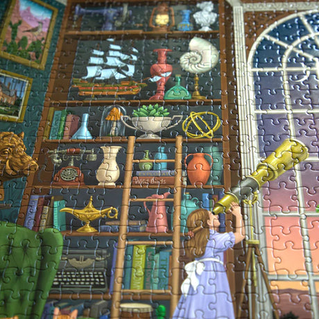 eeBoo ALCHEMISTS LIBRARY 1000 PC Square Jigsaw Puzzle Super Deluxe PZTAHL