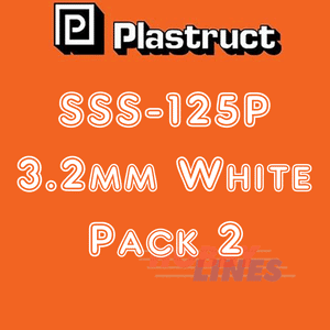 CLEAR & WHITE STYRENE SHEET range styrene ABS plastic polystyrene SSS PLASTRUCT