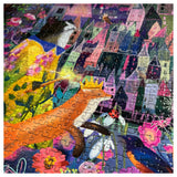 eeBoo CAT AND THE CASTLE 1000 pc Square Jigsaw Puzzle Super Deluxe PZTCAC