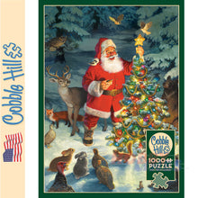 Load image into Gallery viewer, Santa&#39;s Tree COBBLE HILL 1000pc Christmas jigsaw puzzle 40222
