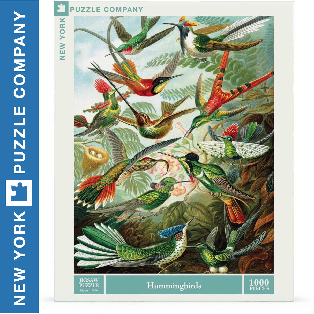 HUMMINGBIRDS New York Puzzle Company 1000pc 
