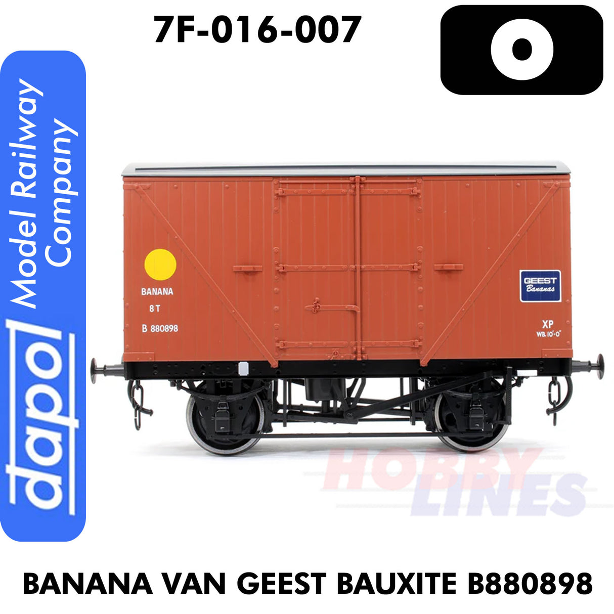 Banana Van Geest Bauxite B880898 - Wagon | Dapol | 7F-016-007