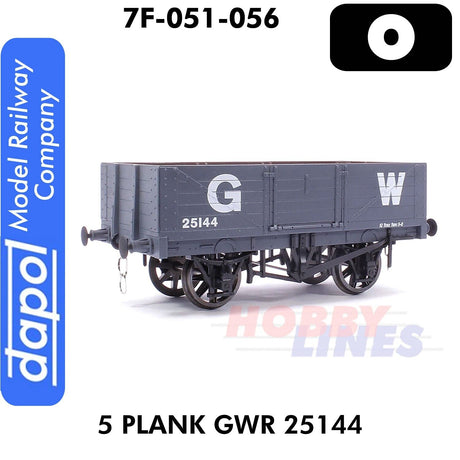 GWR 5 Plank Wagon 25144 | Dapol | 7F-051-056