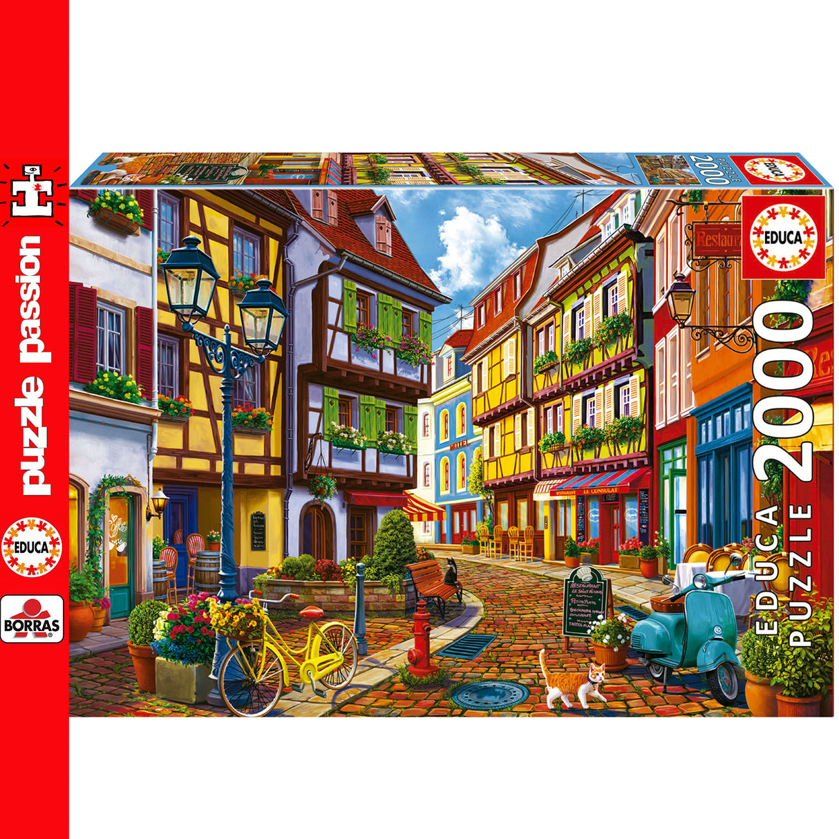 Bright Street 2000pc Jigsaw Puzzle | Educa | 19945
