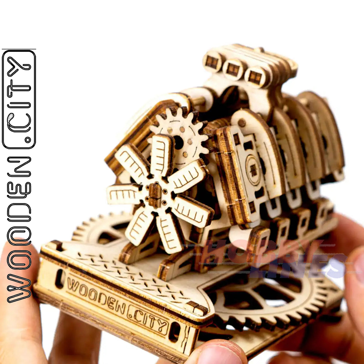 V8 Engine - 3D Puzzle | Wooden City | WR316