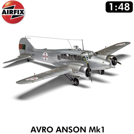 AVRO ANSON MK 1 WWII RAF Light Bomber Trainer - 1:48 Model Kit | Airfix | A09191A