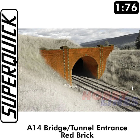 BRIDGE OR TUNNEL ENTRANCE 1:72 OO HO Railways Building Series A A14 SuperQuick