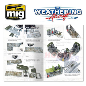 Weathering Aircraft 7 INTERIORS Book Ammo by Mig Jiminez MIG5207