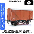 GW Standard 12T Vanfit BR Western Bauxite W145570 | Dapol | 7F-066-005