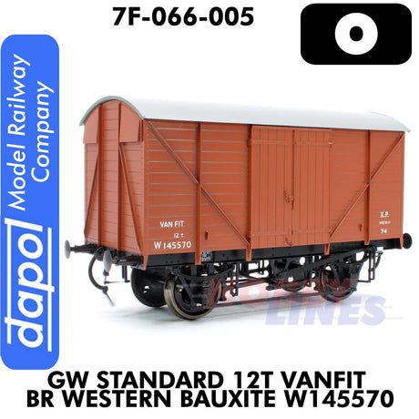 GW Standard 12T Vanfit BR Western Bauxite W145570 | Dapol | 7F-066-005