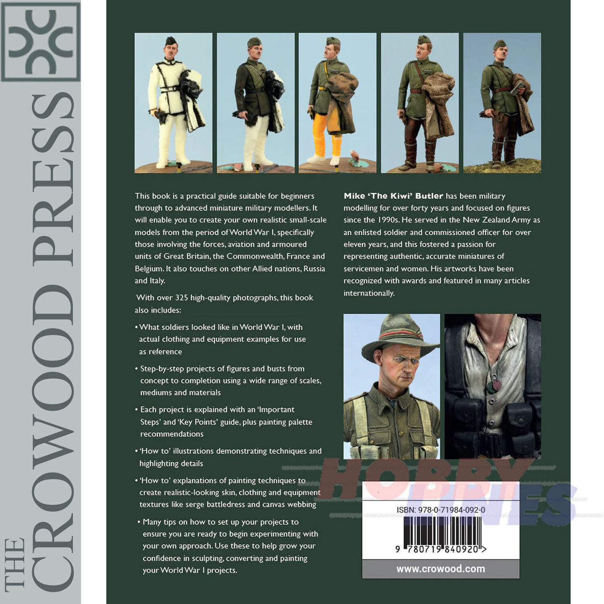 Modelling and Painting - World War 1 Allied Figures Book | The Crowood Press | 97701