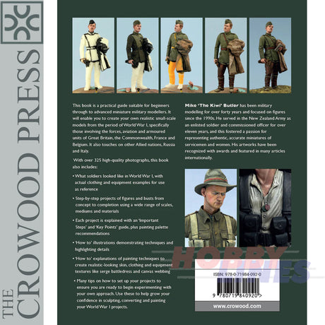 Modelling and Painting - World War 1 Allied Figures Book | The Crowood Press | 97701
