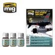 Air Weathering Set - WWII Japanese Airplanes - 3x35ml | Ammo by Mig Jimenez | MIG7418