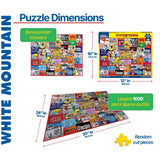 Saturday Morning Cartoons - 1000pc Puzzle | White Mountain | 1481pz