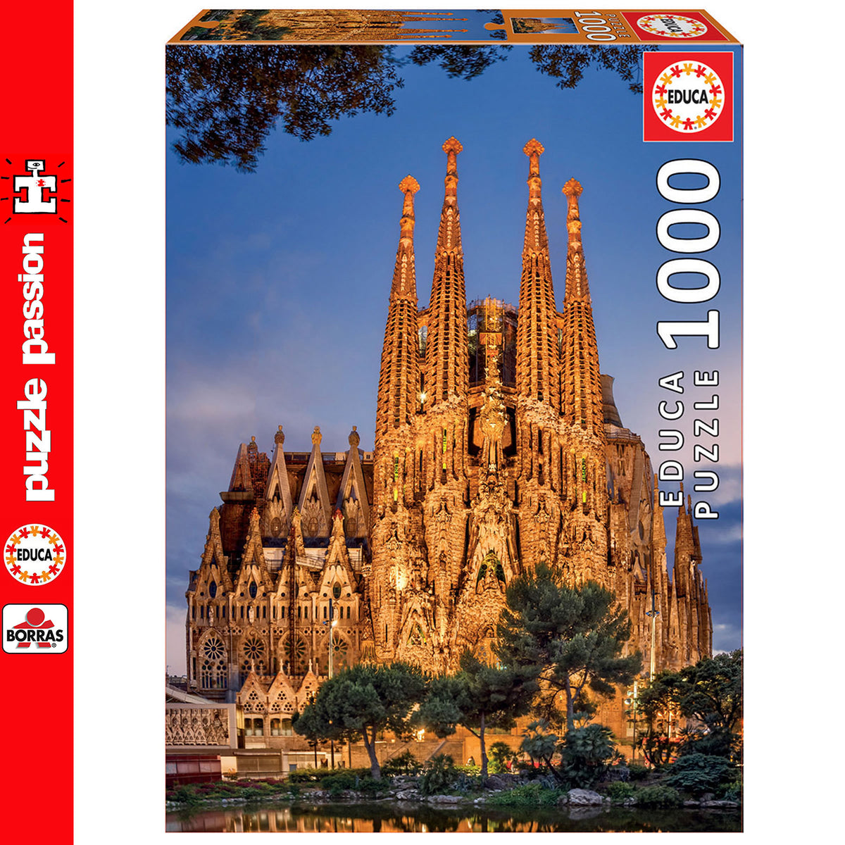 Sagrada Familia 1000 Piece Jigsaw Puzzle | Educa | 17097