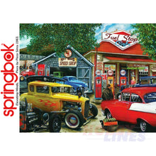 Load image into Gallery viewer, HOT ROD CAFÉ 1000 piece SPRINGBOK Jigsaw Puzzle Random Cut Super Deluxe
