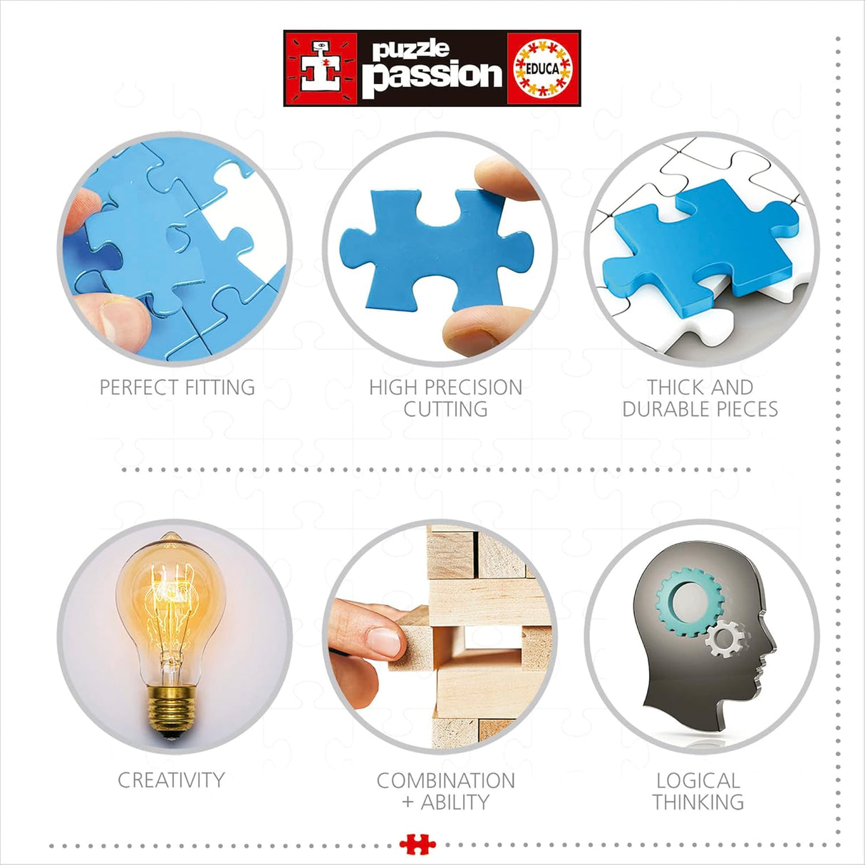 HIDDEN HARBOUR 500pc EDUCA Super Deluxe Jigsaw Puzzle 19552