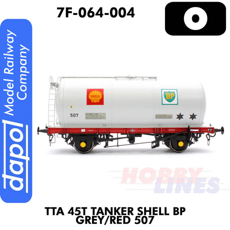 TTA 45T Tanker Shell BP Grey/Red 507  | Dapol | 7F-064-004