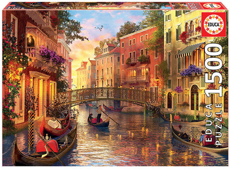 Sunset In Venice 1500 Piece Jigsaw Puzzle | Educa | 17124
