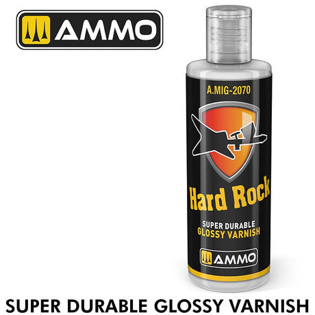 Hard Rock - Super Durable Glossy Varnish - 60ml  | Ammo by Mig Jimenez | MIG7020